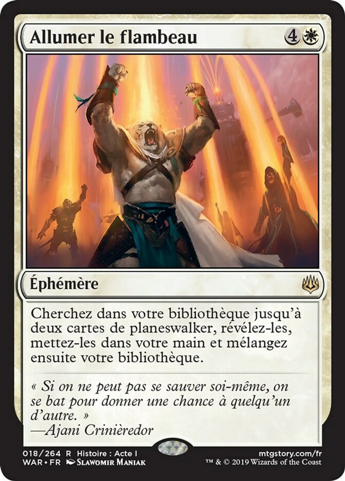 Allumer le flambeau