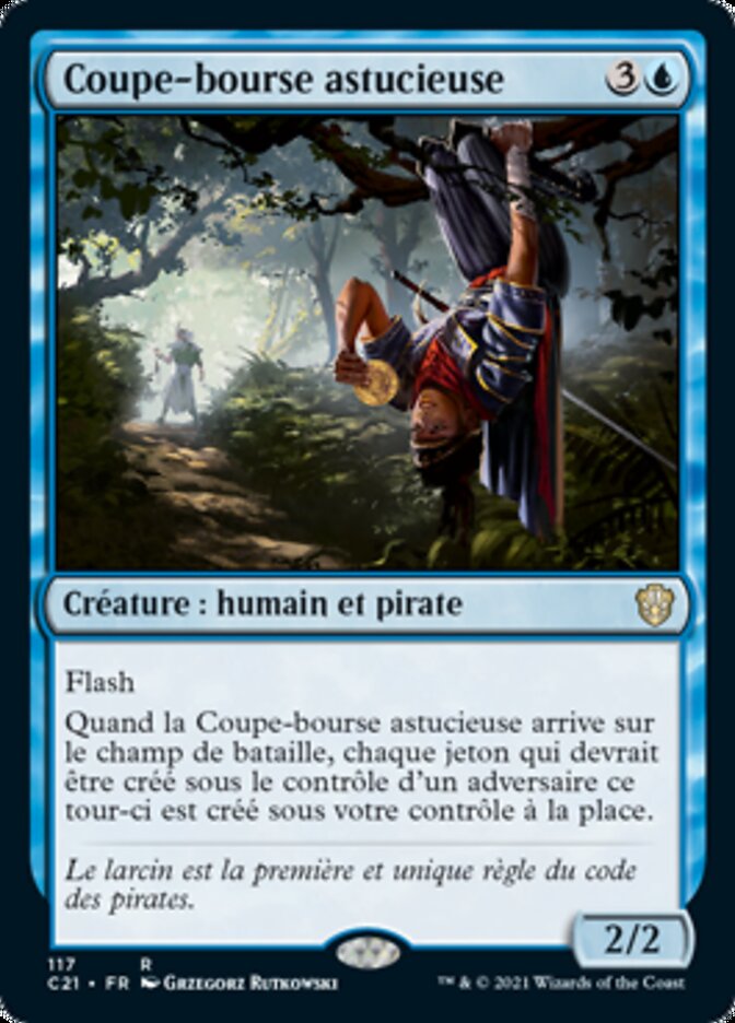 Coupe-bourse astucieuse