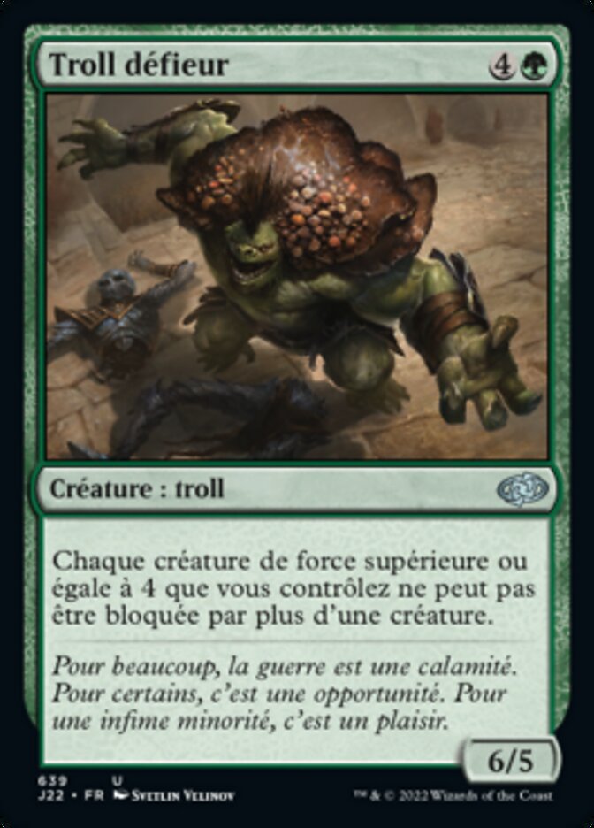 Troll défieur