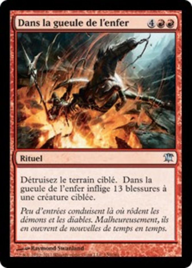 Dans la gueule de l'enfer
