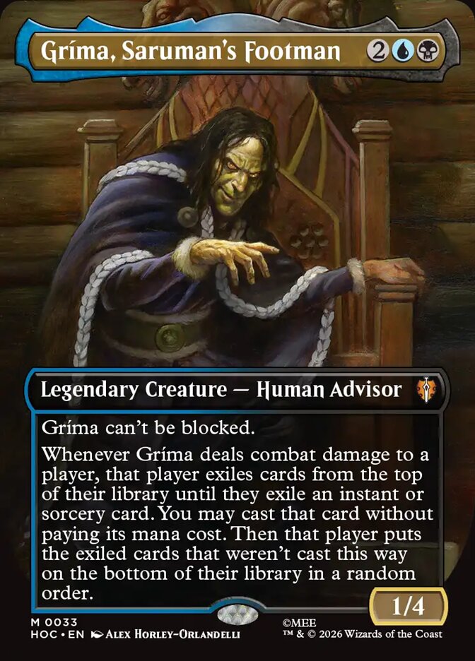 Gríma, Saruman's Footman