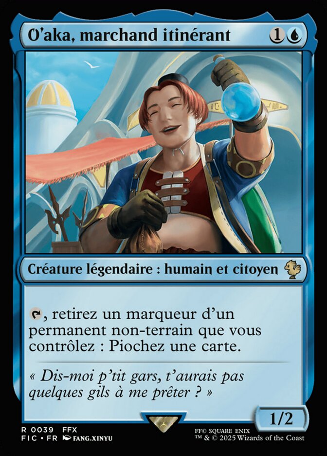 O'aka, marchand itinérant