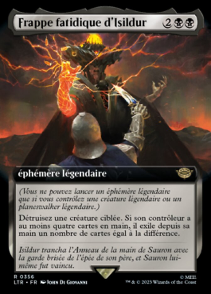 Frappe fatidique d'Isildur