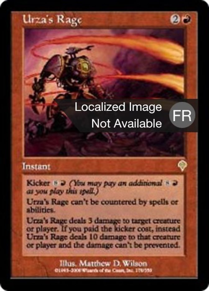 Rage selon Urza