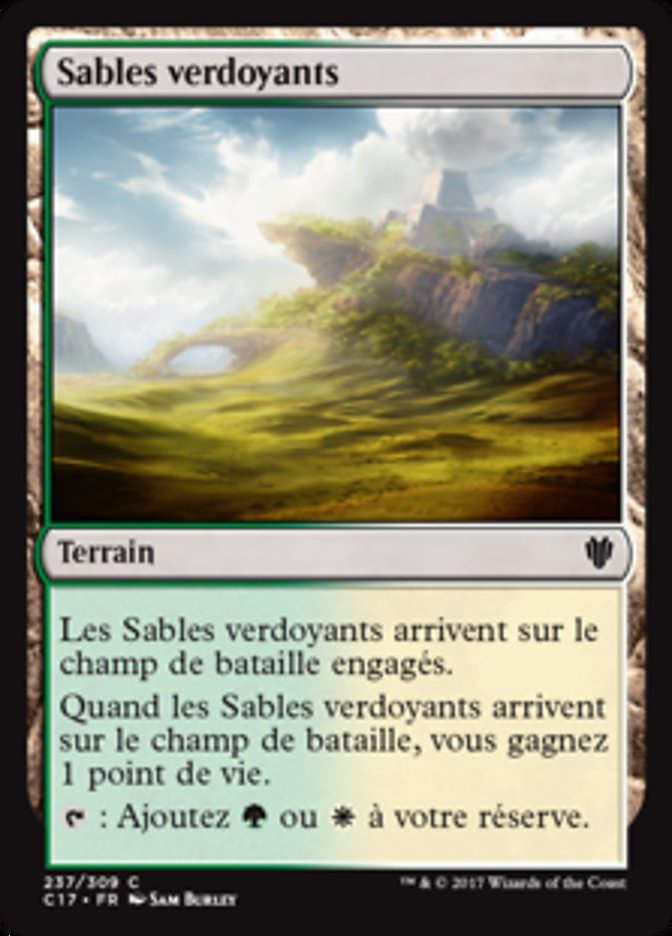 Sables verdoyants