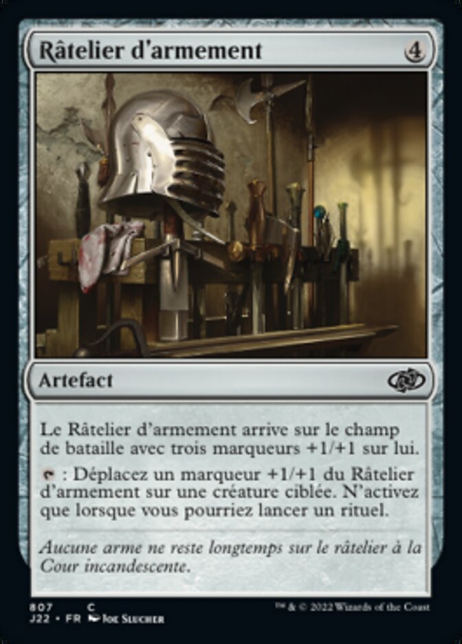 Râtelier d'armement