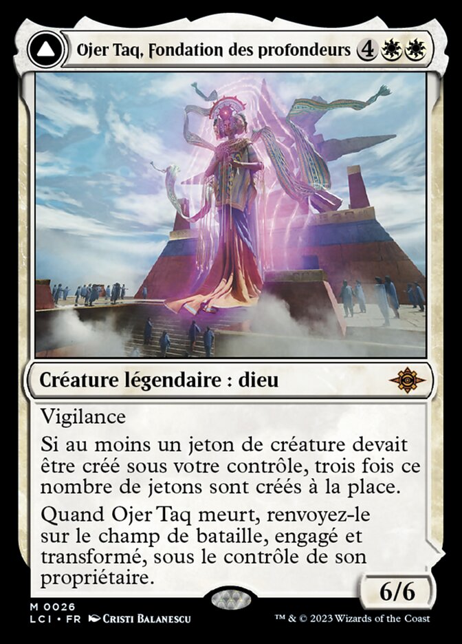 Ojer Taq, Fondation des profondeurs