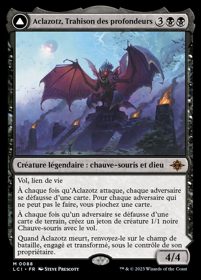 Aclazotz, Trahison des profondeurs