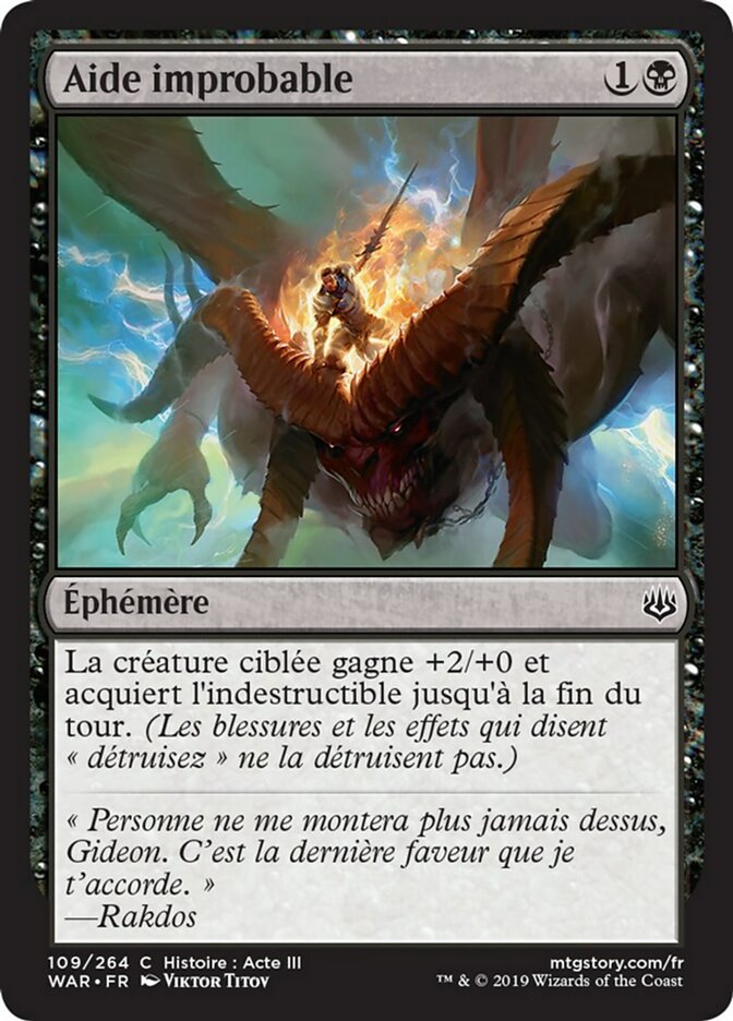 Aide improbable