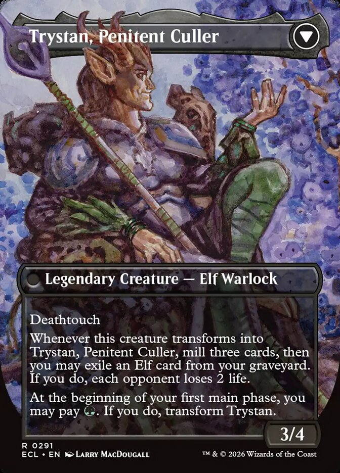 Trystan, Callous Cultivator // Trystan, Penitent Culler