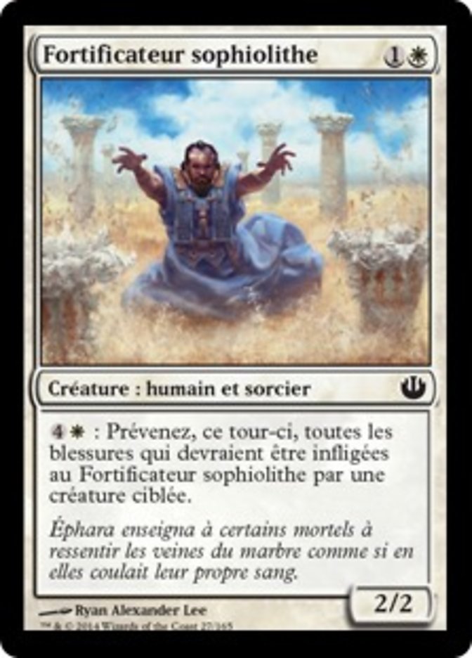 Fortificateur sophiolithe