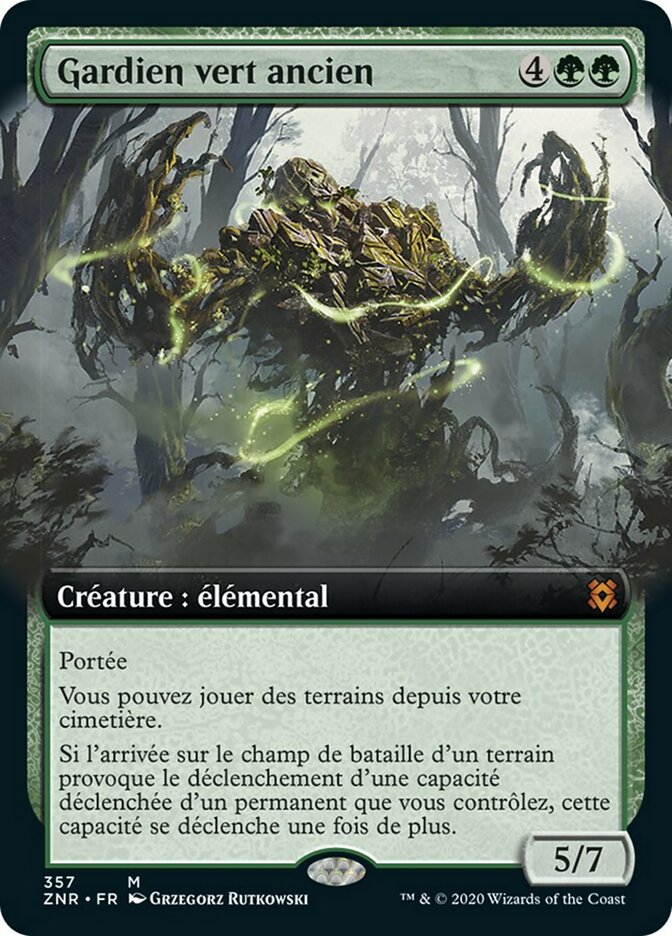 Gardien vert ancien