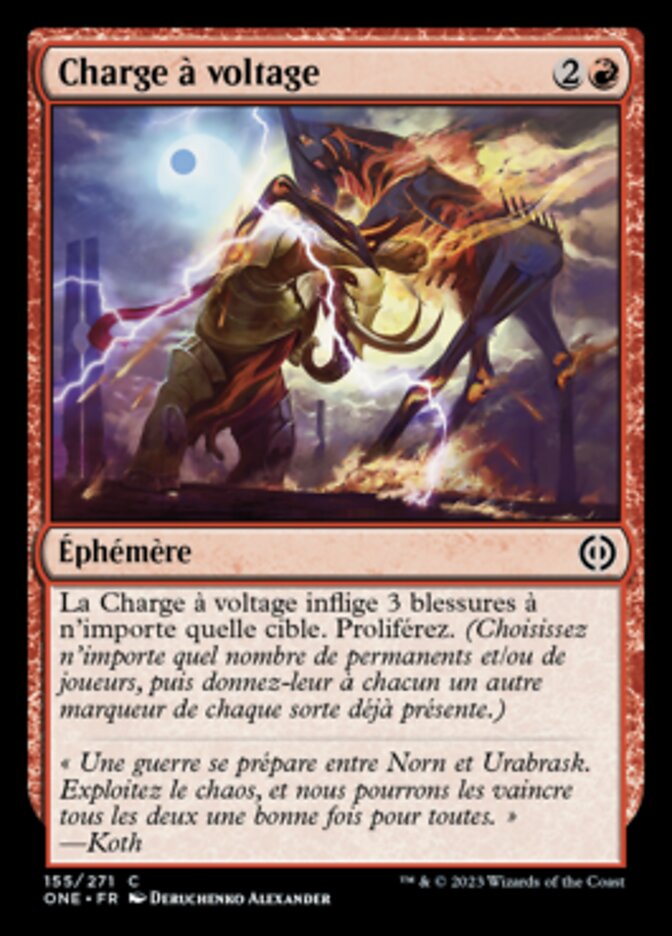 Charge à voltage