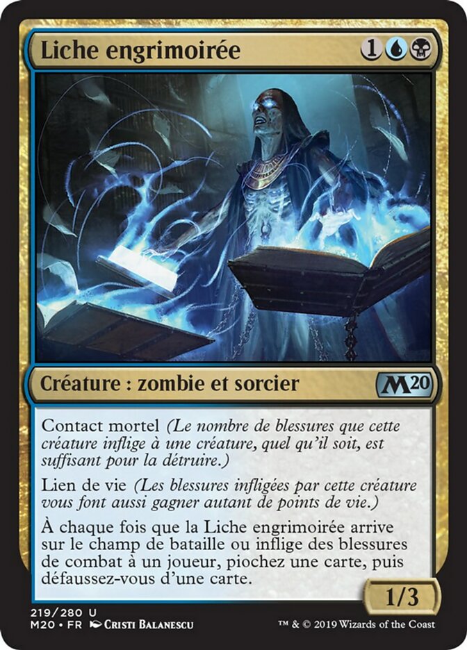 Liche engrimoirée
