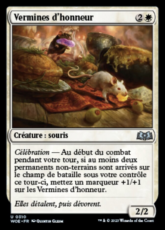 Vermines d'honneur