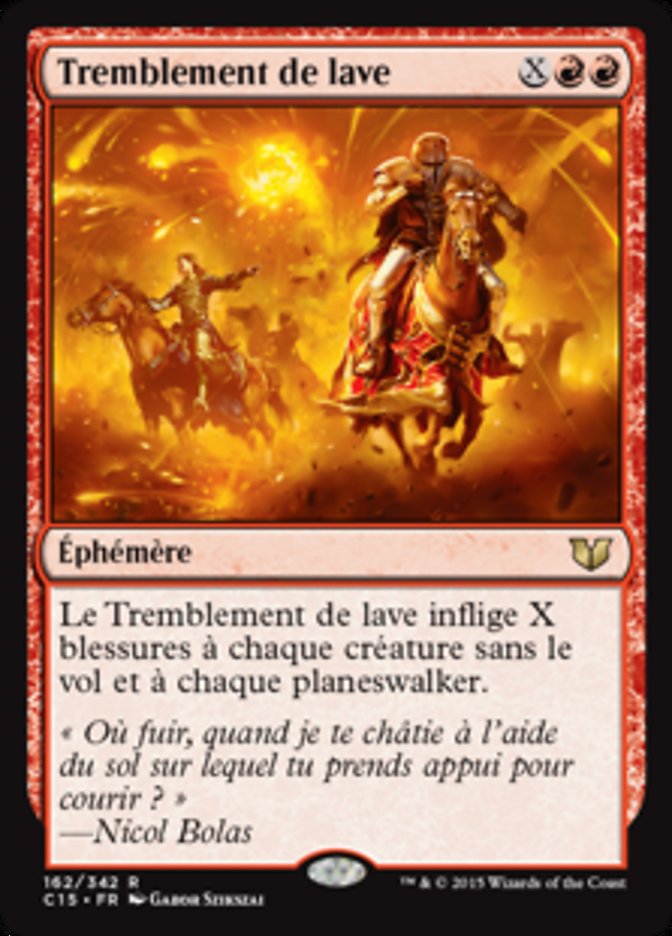 Tremblement de lave