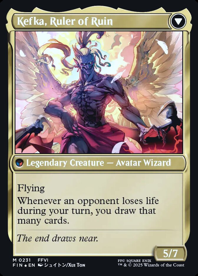 Kefka, Court Mage // Kefka, Ruler of Ruin