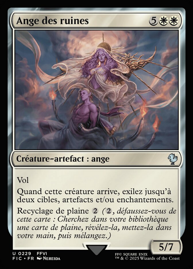 Ange des ruines