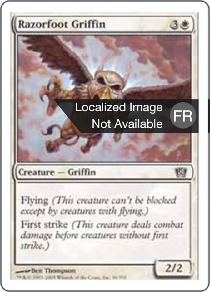 Griffon serres-rasoir
