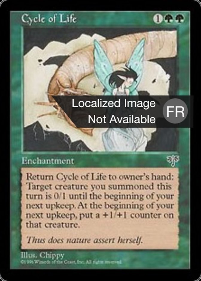 Cycle de la vie