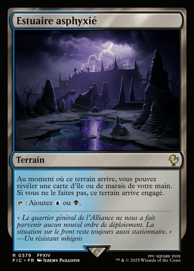 Estuaire asphyxié