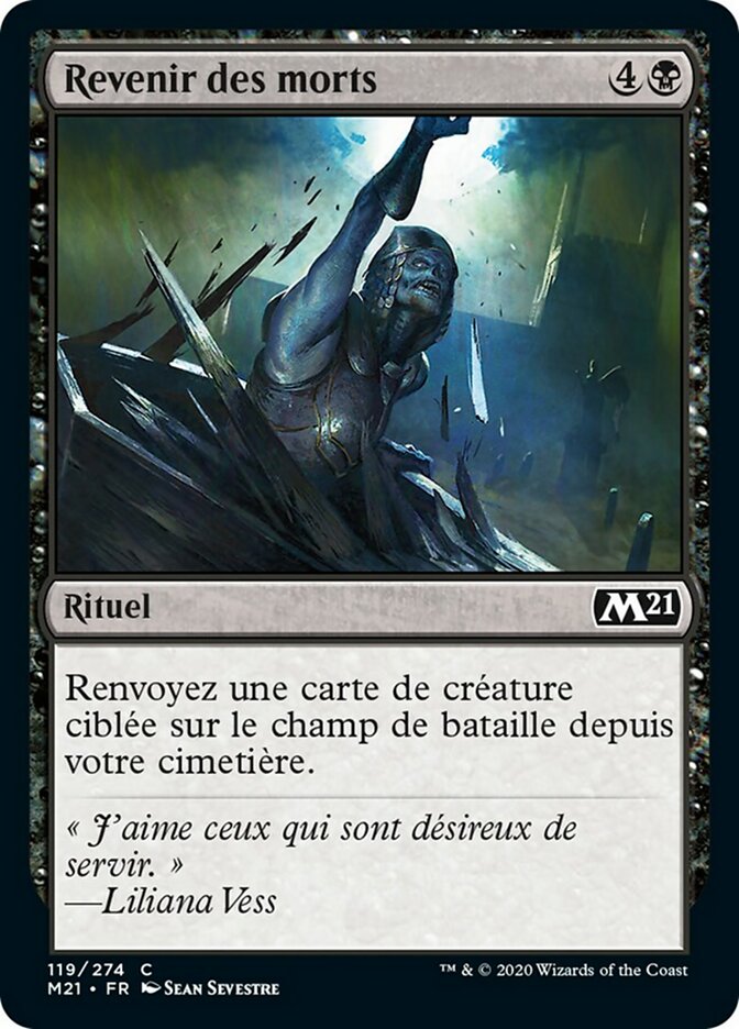 Revenir des morts