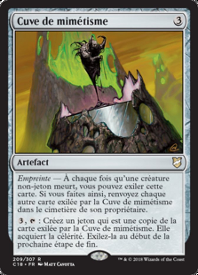 Cuve de mimétisme
