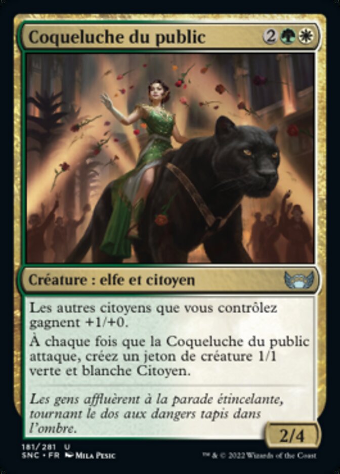 Coqueluche du public