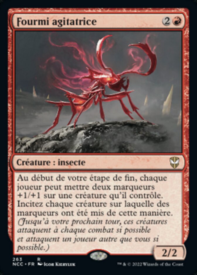 Fourmi agitatrice