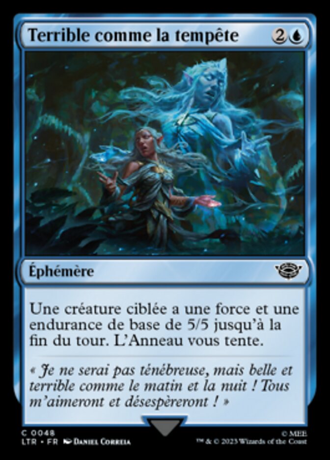 Terrible comme la tempête