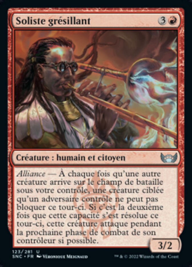 Soliste grésillant