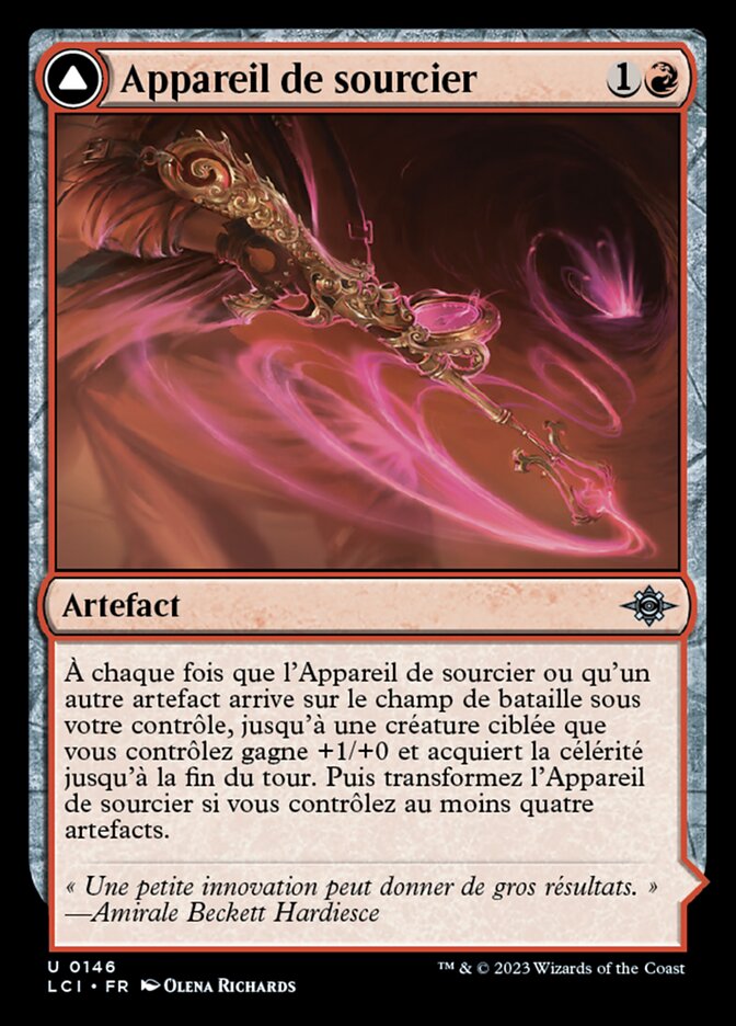 Appareil de sourcier