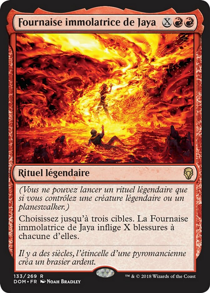 Fournaise immolatrice de Jaya