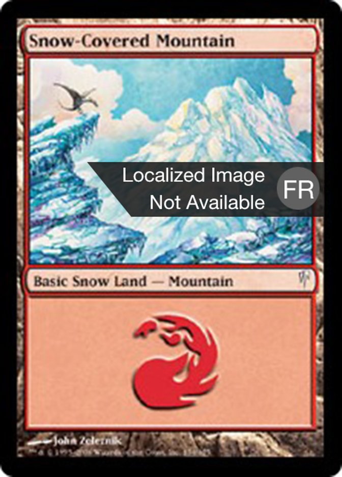 Montagne enneigée