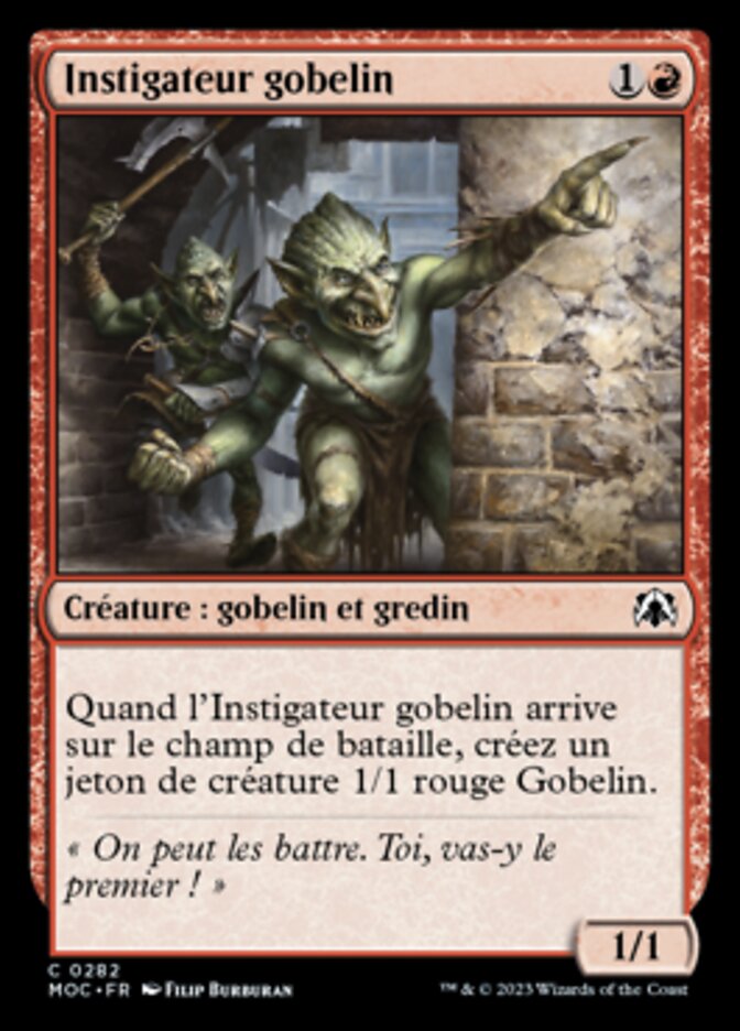 Instigateur gobelin