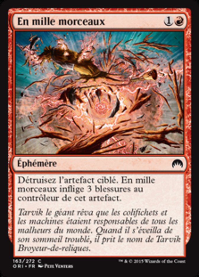 En mille morceaux