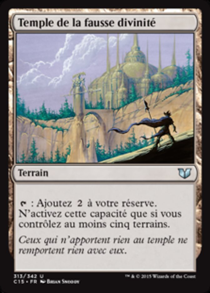 Temple de la fausse divinité