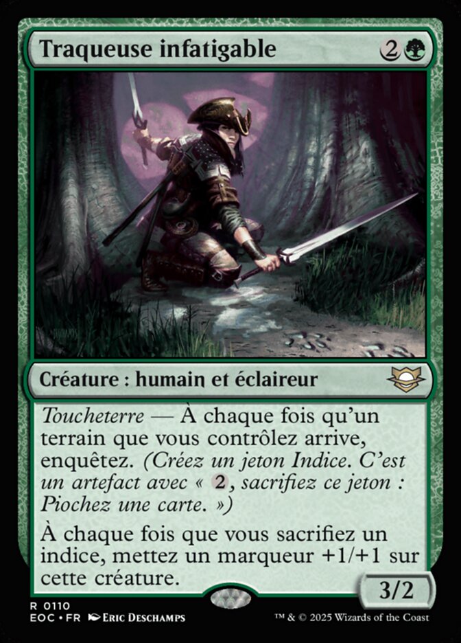 Traqueuse infatigable