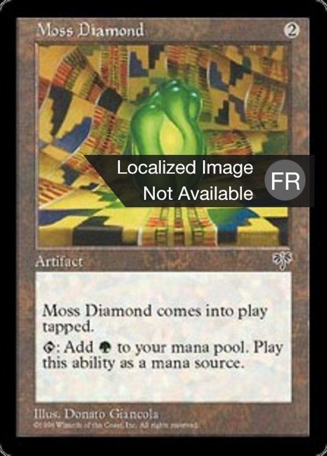 Diamant de la mousse