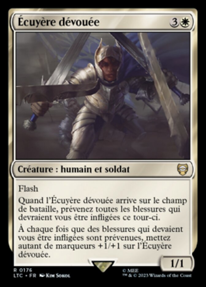 Écuyère dévouée