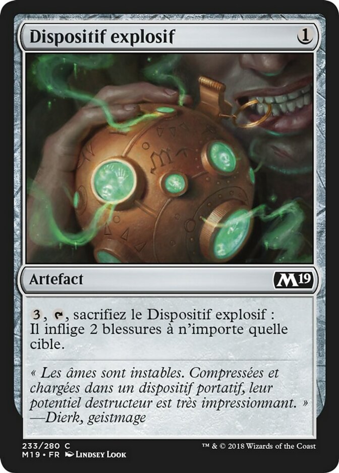 Dispositif explosif