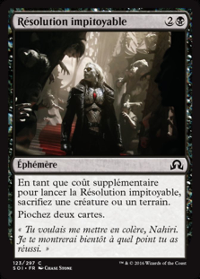 Résolution impitoyable