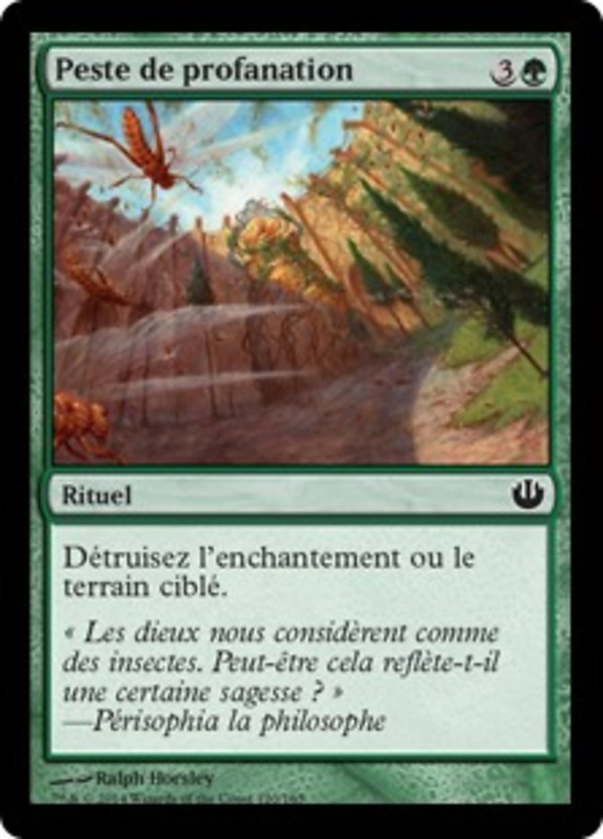 Peste de profanation