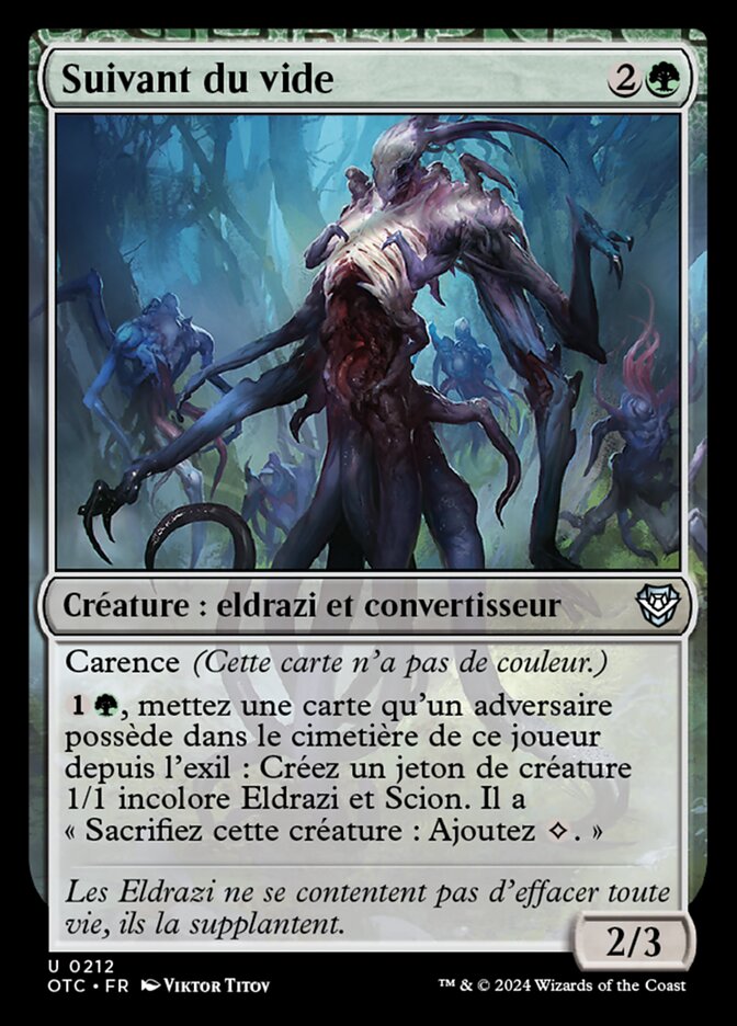 Suivant du vide
