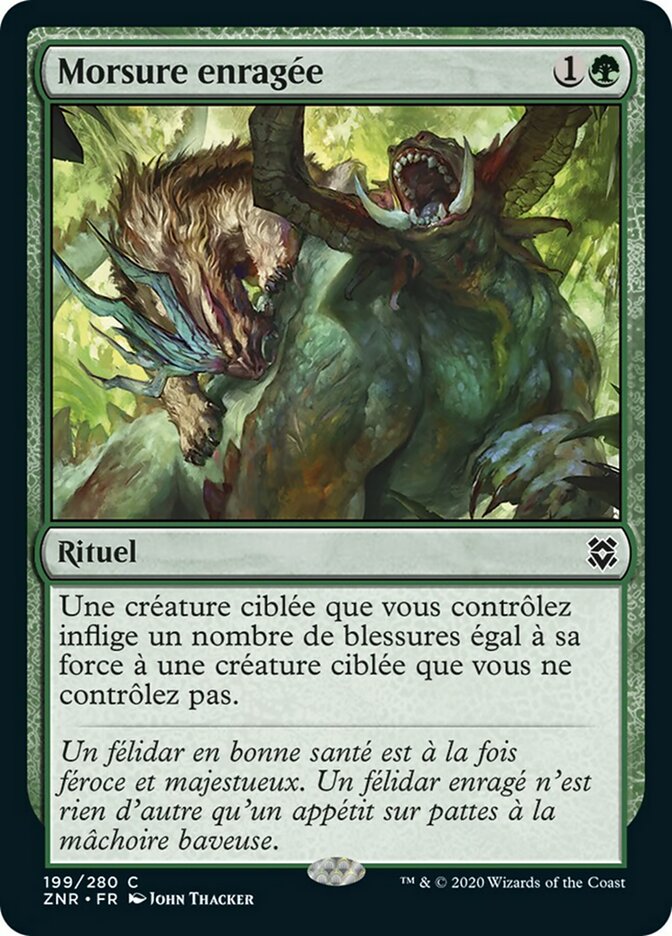 Morsure enragée