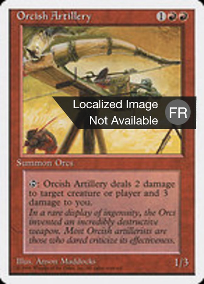 Artillerie orque