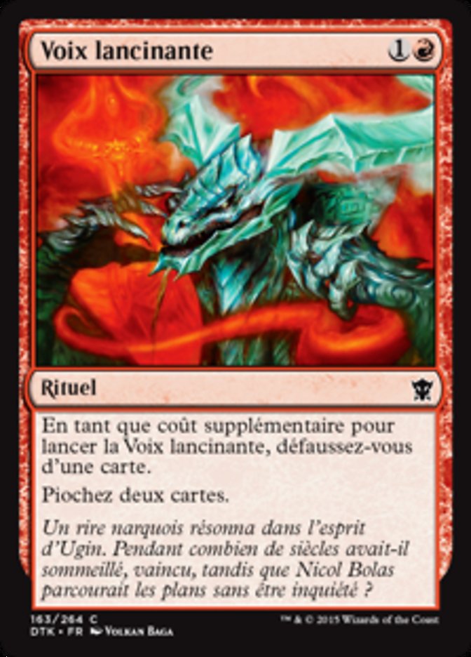 Voix lancinante