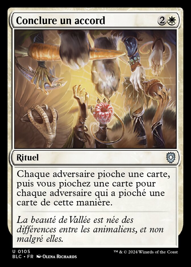 Conclure un accord
