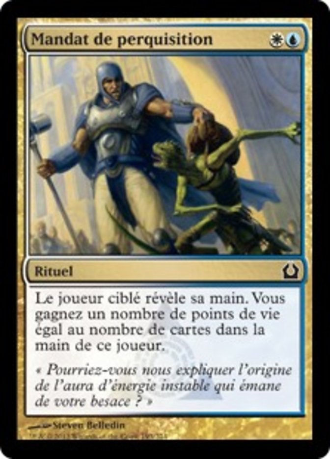 Mandat de perquisition