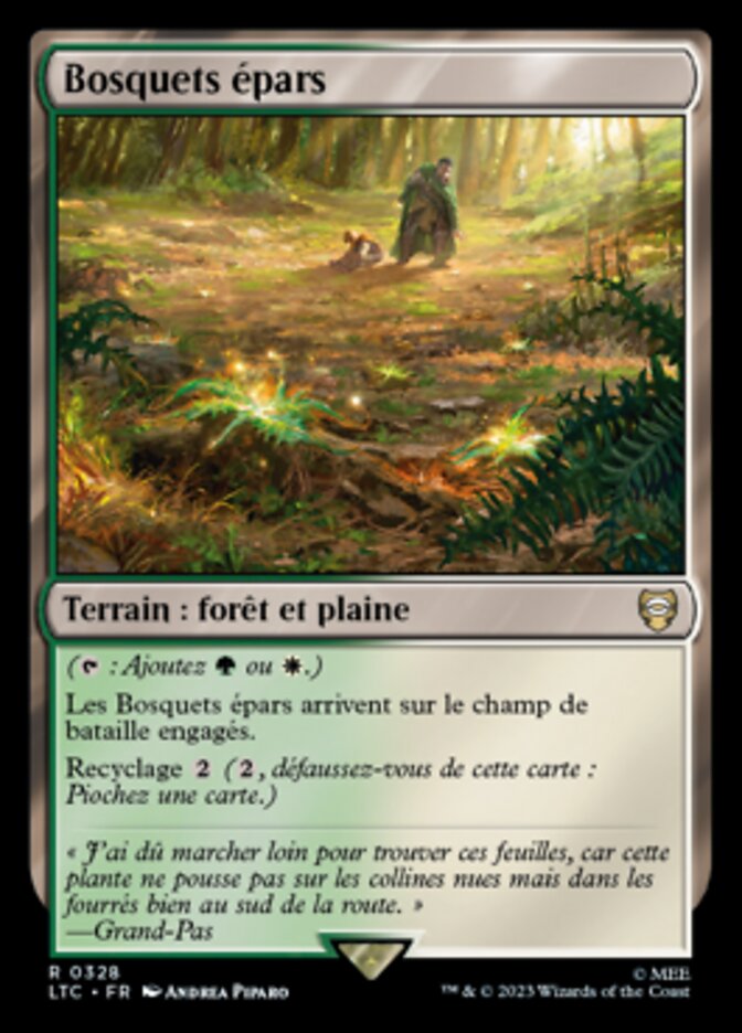 Bosquets épars